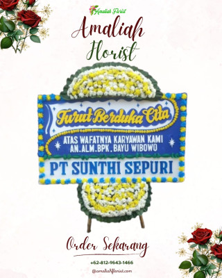 Papan Bunga Duka di Masbagik