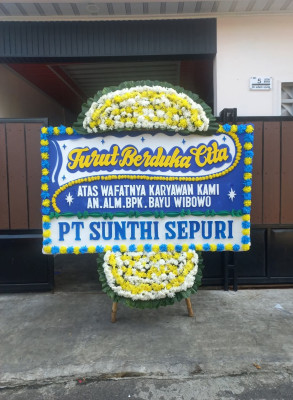 Papan Bunga Duka di Masbagik